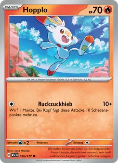 Karte Hopplo aus Erhabene Helden, Nummer 036/217