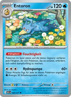 Karte Entoron aus Erhabene Helden, Nummer 040/217