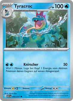 Karte Tyracroc aus Erhabene Helden, Nummer 042/217