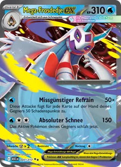 Karte Mega-Frosdedje-ex aus Erhabene Helden, Nummer 047/217