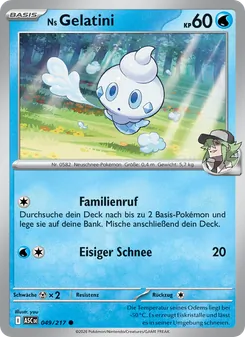Karte Ns Gelatini aus Erhabene Helden, Nummer 049/217