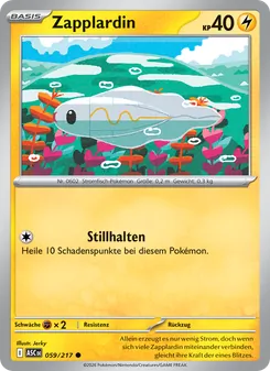 Karte Zapplardin aus Erhabene Helden, Nummer 059/217