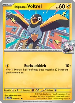 Karte Enigmaras Voltrel aus Erhabene Helden, Nummer 071/217