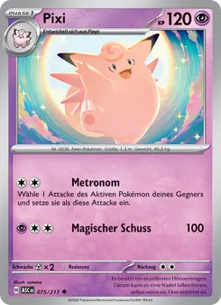 Karte Pixi aus Erhabene Helden, Nummer 075/217