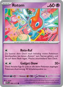 Karte Rotom aus Erhabene Helden, Nummer 092/217