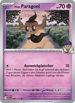 Karte Hops Paragoni aus Erhabene Helden, Nummer 095/217
