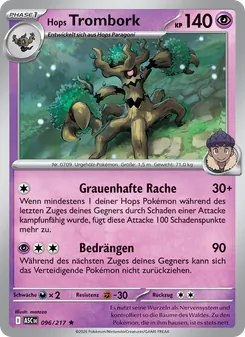Karte Hops Trombork aus Erhabene Helden, Nummer 096/217