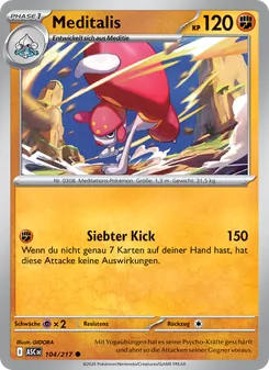 Karte Meditalis aus Erhabene Helden, Nummer 104/217