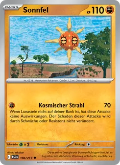 Karte Sonnfel aus Erhabene Helden, Nummer 106/217