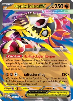 Karte Mega-Resladero-ex aus Erhabene Helden, Nummer 116/217