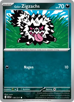 Karte Galar-Zigzachs aus Erhabene Helden, Nummer 130/217