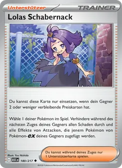 Karte Lolas Schabernack aus Erhabene Helden, Nummer 180/217