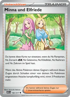 Karte Minna und Elfriede aus Erhabene Helden, Nummer 182/217