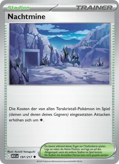 Karte Nachtmine aus Erhabene Helden, Nummer 197/217