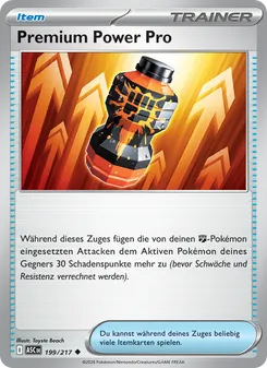 Karte Premium Power Pro aus Erhabene Helden, Nummer 199/217