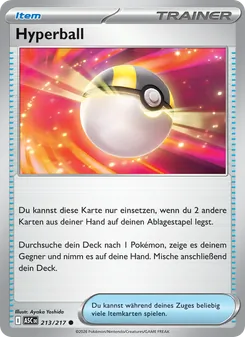 Karte Hyperball aus Erhabene Helden, Nummer 213/217