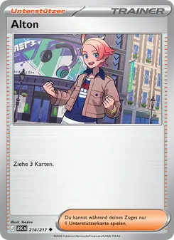 Karte Alton aus Erhabene Helden, Nummer 214/217