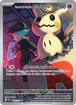 Karte Team Rockets Mimigma aus Erhabene Helden, Nummer 238/217