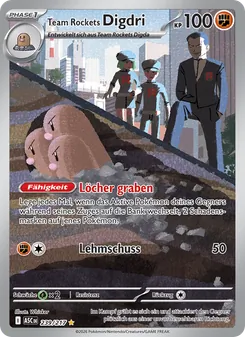 Karte Team Rockets Digdri aus Erhabene Helden, Nummer 239/217