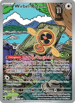 Karte Wirbel-Rotom aus Erhabene Helden, Nummer 250/217
