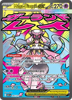 Karte Mega-Diancie-ex aus Erhabene Helden, Nummer 267/217
