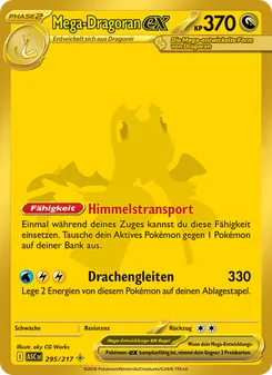 Karte Mega-Dragoran-ex aus Erhabene Helden, Nummer 295/217
