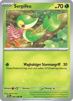 Karte Serpifeu aus Optimale Ordnung, Nummer 004/88