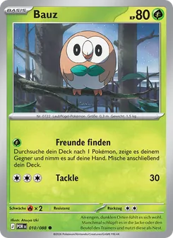 Karte Bauz aus Optimale Ordnung, Nummer 010/88