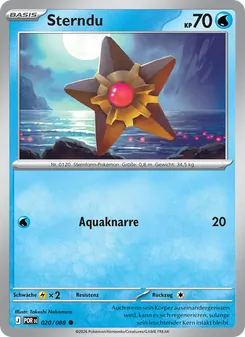 Karte Sterndu aus Optimale Ordnung, Nummer 020/88