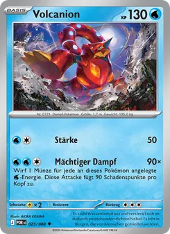 Karte Volcanion aus Optimale Ordnung, Nummer 025/88