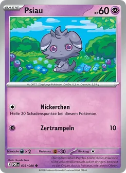 Karte Psiau aus Optimale Ordnung, Nummer 033/88