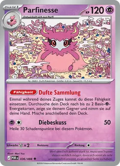 Karte Parfinesse aus Optimale Ordnung, Nummer 036/88