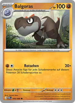 Karte Balgoras aus Optimale Ordnung, Nummer 044/88