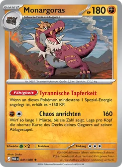 Karte Monargoras aus Optimale Ordnung, Nummer 045/88