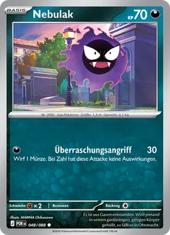 Karte Nebulak aus Optimale Ordnung, Nummer 048/88