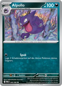 Karte Alpollo aus Optimale Ordnung, Nummer 049/88