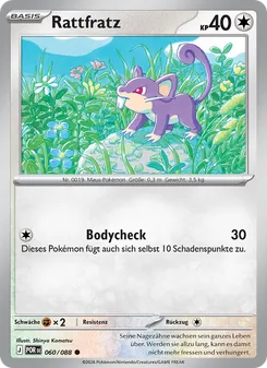 Karte Rattfratz aus Optimale Ordnung, Nummer 060/88