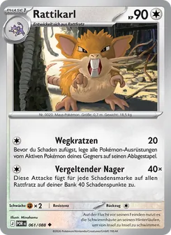 Karte Rattikarl aus Optimale Ordnung, Nummer 061/88