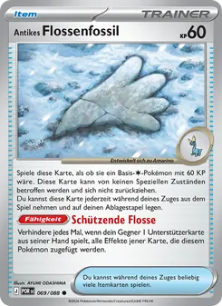 Karte Antikes Flossenfossil aus Optimale Ordnung, Nummer 069/88