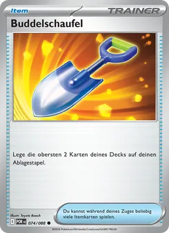 Karte Buddelschaufel aus Optimale Ordnung, Nummer 074/88