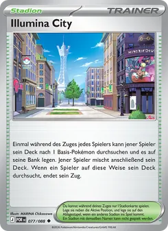 Karte Illumina City aus Optimale Ordnung, Nummer 077/88