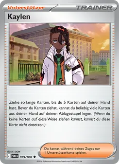 Karte Kaylen aus Optimale Ordnung, Nummer 079/88