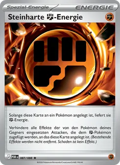 Karte Steinharte Fighting-Energie aus Optimale Ordnung, Nummer 087/88