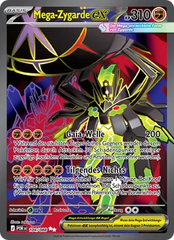 Karte Mega-Zygarde-ex aus Optimale Ordnung, Nummer 104/88