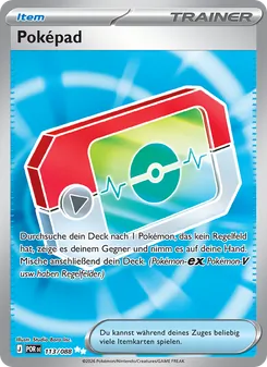 Karte Poképad aus Optimale Ordnung, Nummer 113/88