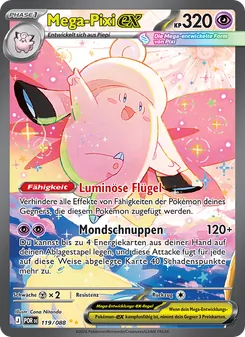 Karte Mega-Pixi-ex aus Optimale Ordnung, Nummer 119/88