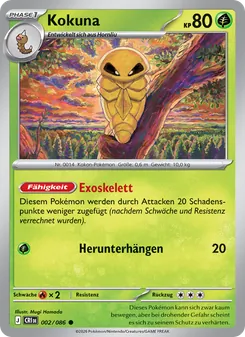 Karte Kokuna aus Wachsendes Chaos, Nummer 002/86