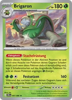 Karte Brigaron aus Wachsendes Chaos, Nummer 007/86