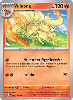 Karte Vulnona aus Wachsendes Chaos, Nummer 009/86