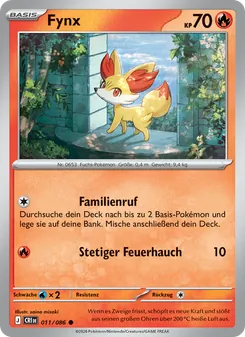 Karte Fynx aus Wachsendes Chaos, Nummer 011/86